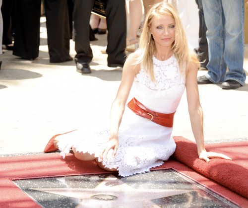 Cameron Diaz gets honored with a star in thne Hollywood Walk Of Fame in front of the Egyptian Theatre in Hollywood, Ca